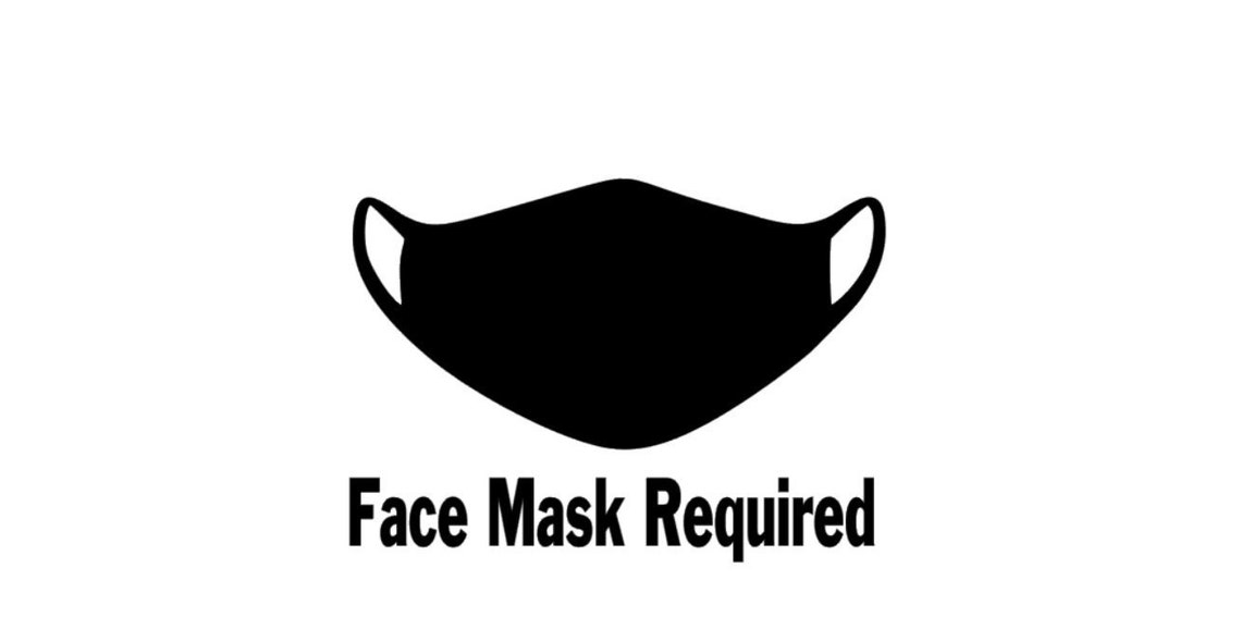 Face Mask Required Decal Social Distancing DecalPlease Wear image 1