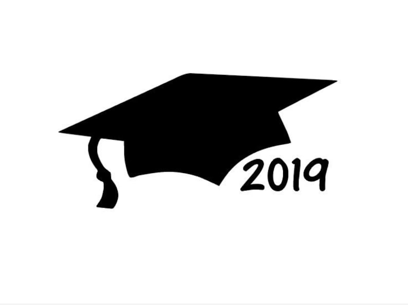Download Graduation Cap Car Decal 2019 Graduation Gift Class of ...