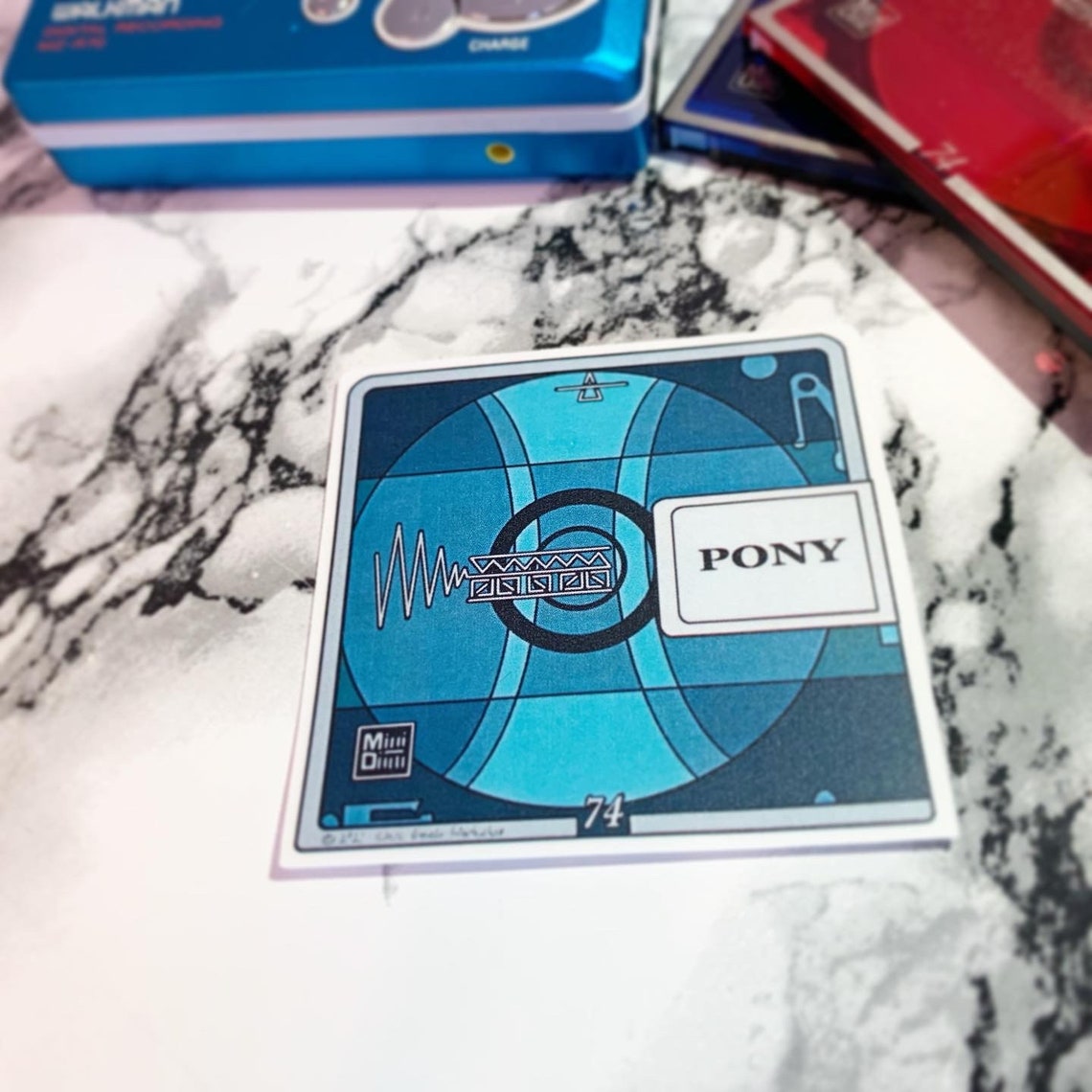 Minidisc Stickers or Mini Disc Etsy