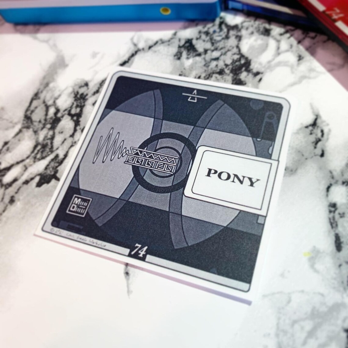 Minidisc Stickers or Mini Disc Etsy