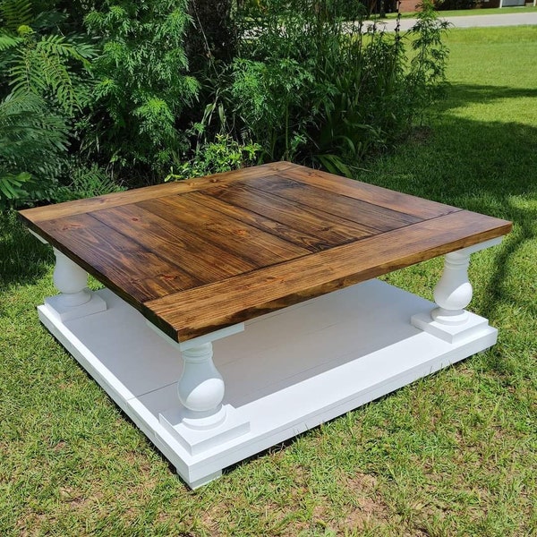 Balustrade Coffee Table Etsy