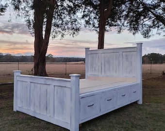 The Mims Farmhouse Storage Bed - King, Queen, Full, Twin