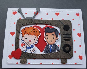 I Love Lucy TV Card