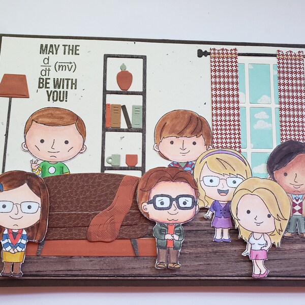 Big Bang Theory Card Etsy