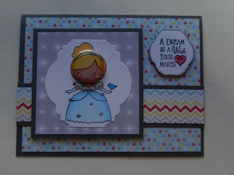 Cinderella A Dream is a Wish Birthday Card