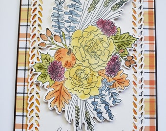 Autumn Bouquet Card