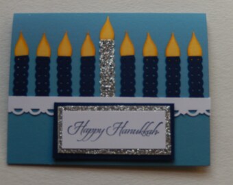 Candle Menorah Hanukkah Card