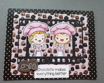 I Love Lucy Chocolate Factory Card