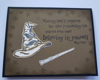 Harry Potter Believe in Yourself Card