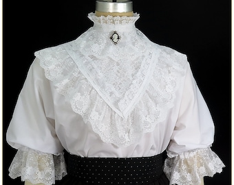 frilly victorian blouse