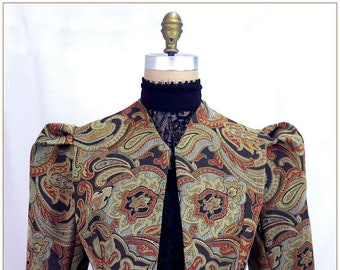 Victorian Paisley Jacquard Jacket