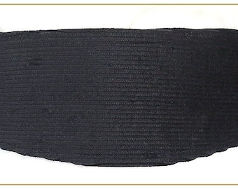 Victorian Black Rib Belt