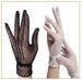 Crochet Mesh Gloves, Choose White or Black 
