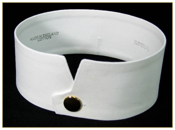 Stand up Detachable Stiff Collar, Sizes 15 20, Available in Whole and Half  Sizes 