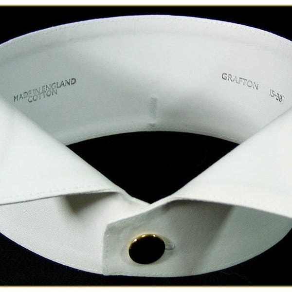 Wing Tip Detachable Stiff Collar, Sizes 18"-20", Available in Whole and Half Sizes