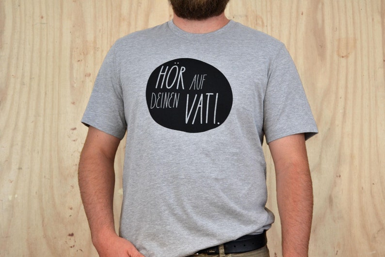 vati. shirt grau unisex Bild 1