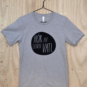 vati. shirt grau unisex Bild 2