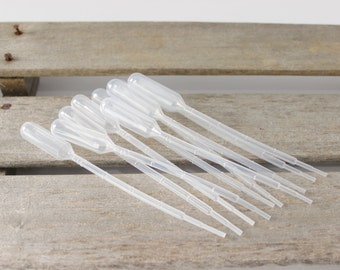 Disposable Plastic Transfer Pipette (10 pack) - Transfer pipets, 5.8ml Capacity Pipette (1ml graduated), Fragrance Oil Essential Oil Pipette