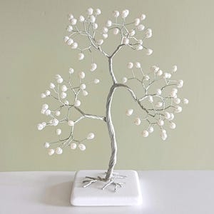 10th wedding anniversary, wire tree sculpture, Tin anniversary