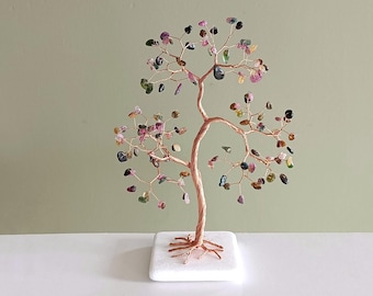 Bronzen verjaardag, toermalijn, verjaardagscadeau, geboortesteen oktober