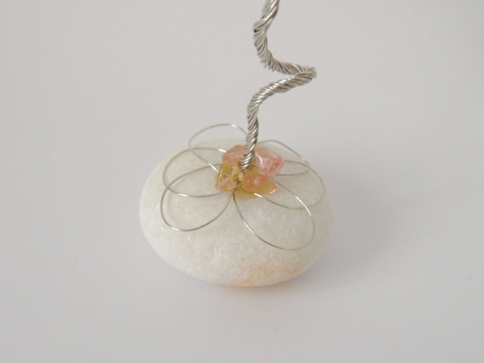 Cherry Crystal Wire Tree, Mini Cherry Tree, Pink Wire Tree of Life ...