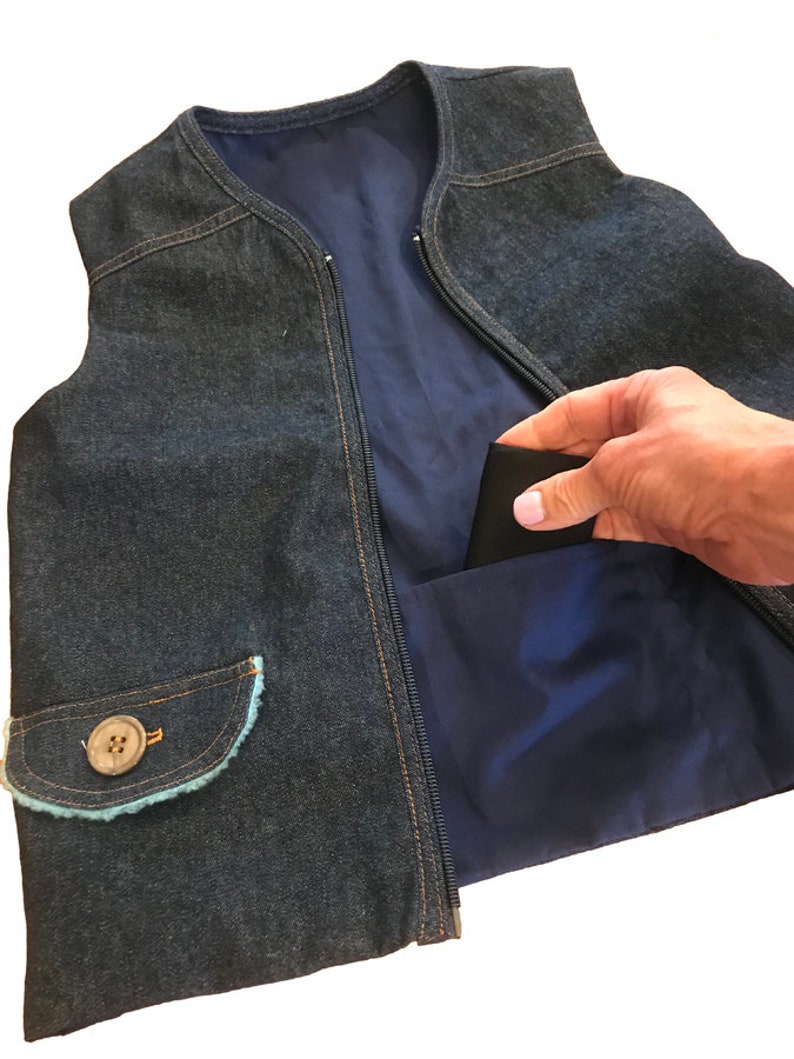 Signature Denim Weighted Vest for Children With Special Needs