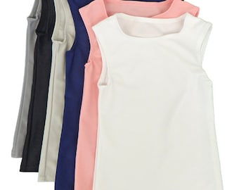 Sleeveless Compression Shirt, NEW Colors Red, Natural & Moss Green