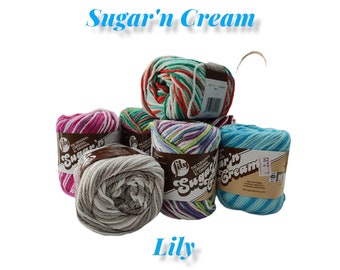 SAGE - 14oz  674 yards Cone. Lily Sugar N Cream Cotton yarn. 100