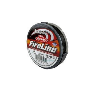 8 lb FIRELINE Smoke Beading Thread  50 yards