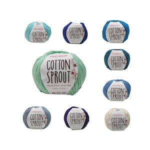 Hilo de algodón Premier COTTON SPROUT 3.5oz 230 yds Elige color