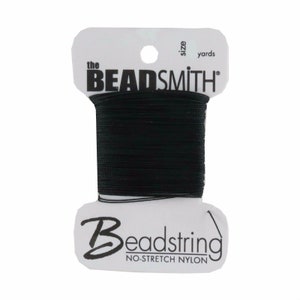 No-Stretch Nylon Beading Thread String Cord BEADSTRING SIZE 2-4-6-8