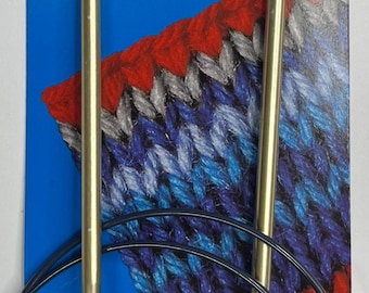 PRYM 4.5 mm US 7 80 cm Aluminium Circular Knitting Needle - 212154