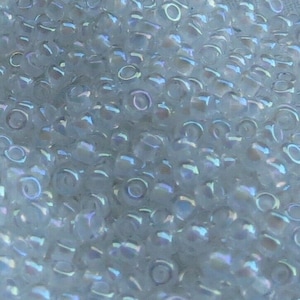 11/0 White Lined Crystal AB, Miyuki Seed Bead 284 - Etsy