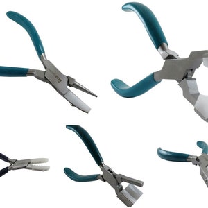 Nylon BeadSmith Craft Pliers: Forming, Ring or Tube Holding, or Bracelet Bending