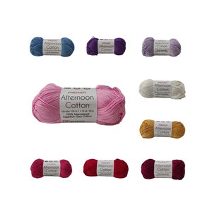 Premier AFTERNOON COTTON Hilo 1.75oz 136 yds Elegir color