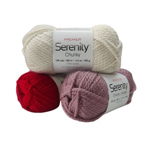 Premier SERENITY Chunky Garen 3,5oz 109 yds Kies kleur