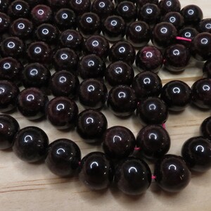 Natural Garnet 10mm 15.7 inch