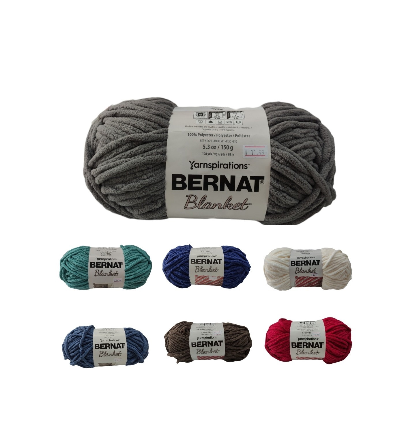 Bernat Maker Fashion Yarn-Blue - Bed Bath & Beyond - 14602115