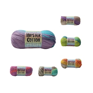 Hilo de algodón Premier HIPSTER 3.5 oz 229 yardas Elija el color