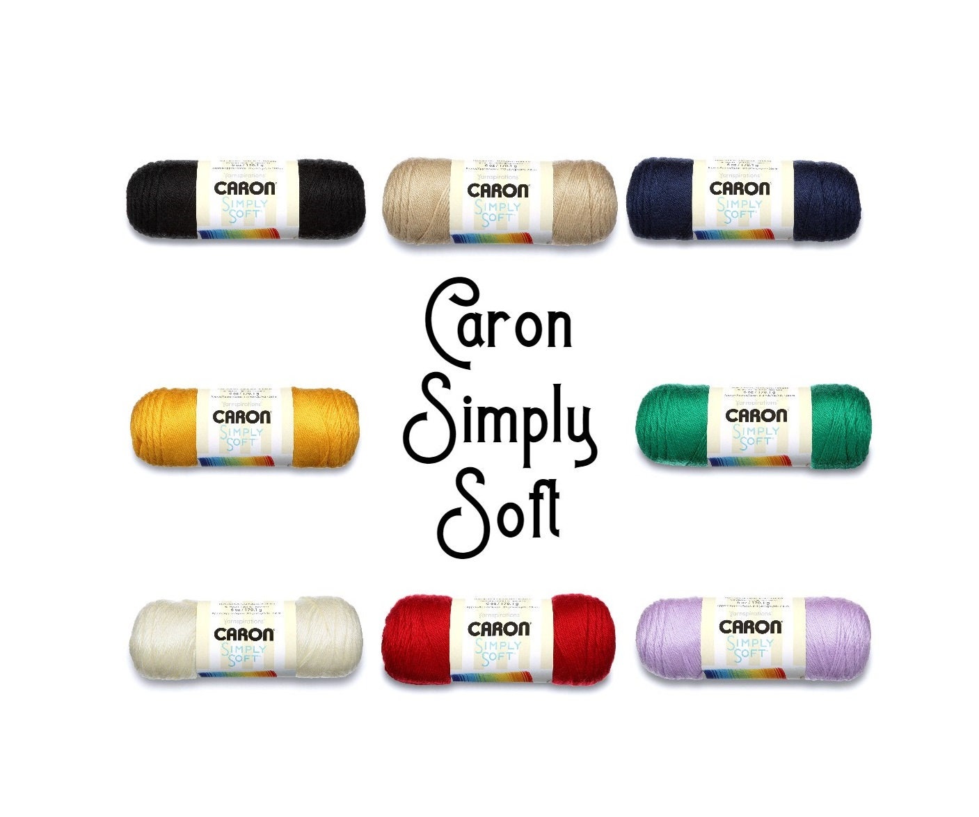 Caron SIMPLY SOFT Yarn Choose Color 