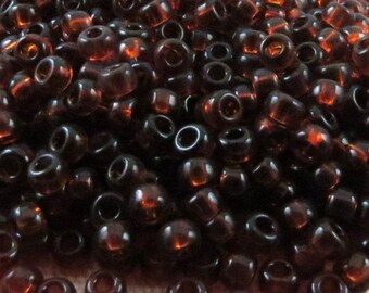 6-134F, Miyuki 20g Matte Transparent Dark Topaz 6-134F, Miyuki 20g Matte Transparent Dark Topaz