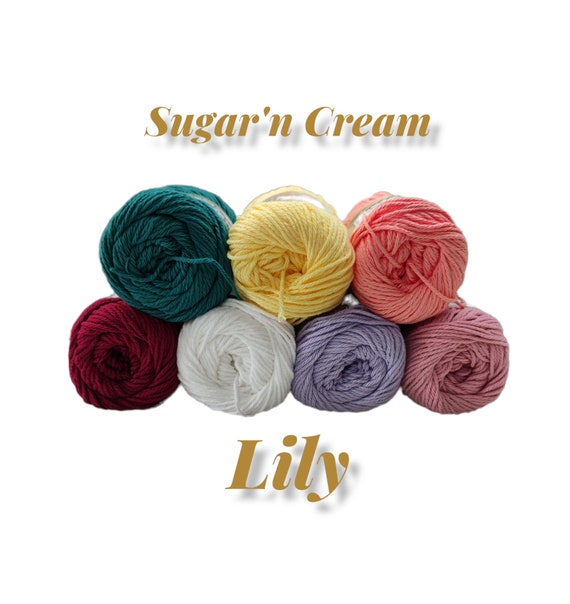 Lily Sugar'n Cream Yarn 2.5oz 120 Yds Choose Color 