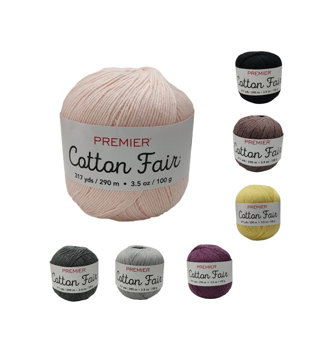 Premier Cotton Fair Yarn 3.5oz 317 Yds Choose Color Etsy
