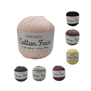 Hilo de algodón Premier Fair, 3,5 oz, 317 yardas Elige el color