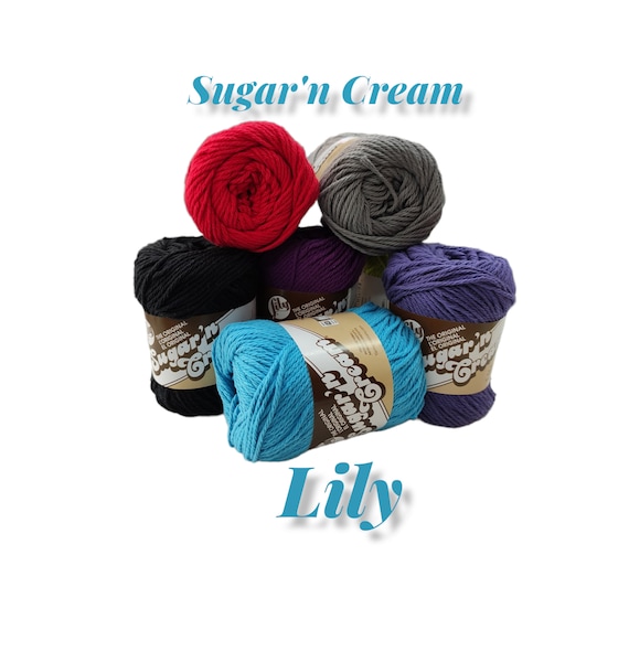Lily Sugar'n Cream Yarn 2.5oz 120 yds Choose color