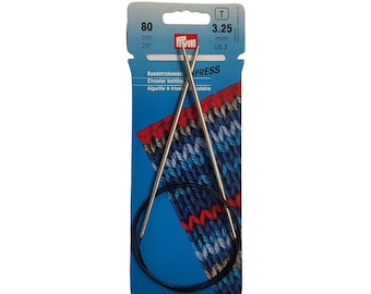 PRYM 3.25 mm US 3 80 cm Aluminium Circular Knitting Needle - 21124