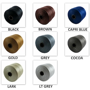 S-Lon Superlon TEX 70 MICRO Cord Twist Nylon Beading Crafting Cord (Thin cord)
