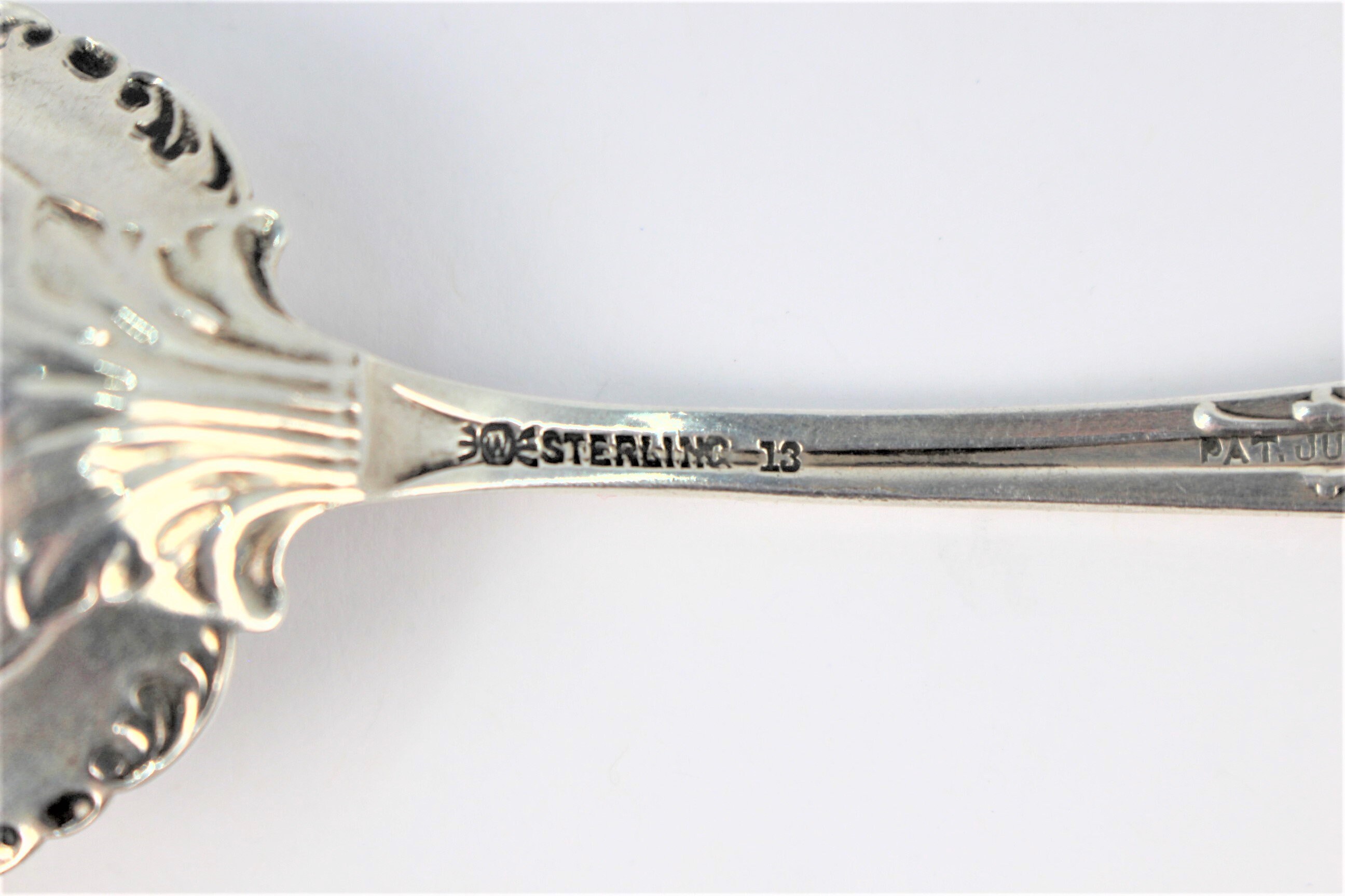 Antique Sterling Silver American Sugar Serving Spoons 4 Etsy