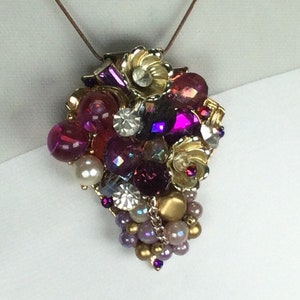 Bridgerton Style Necklace/ Named “Penelope”/ Lady Whistdown/ Vintage Inspired/ One of a Kind/ Custom Made Necklace/ Statement Necklace/Bling