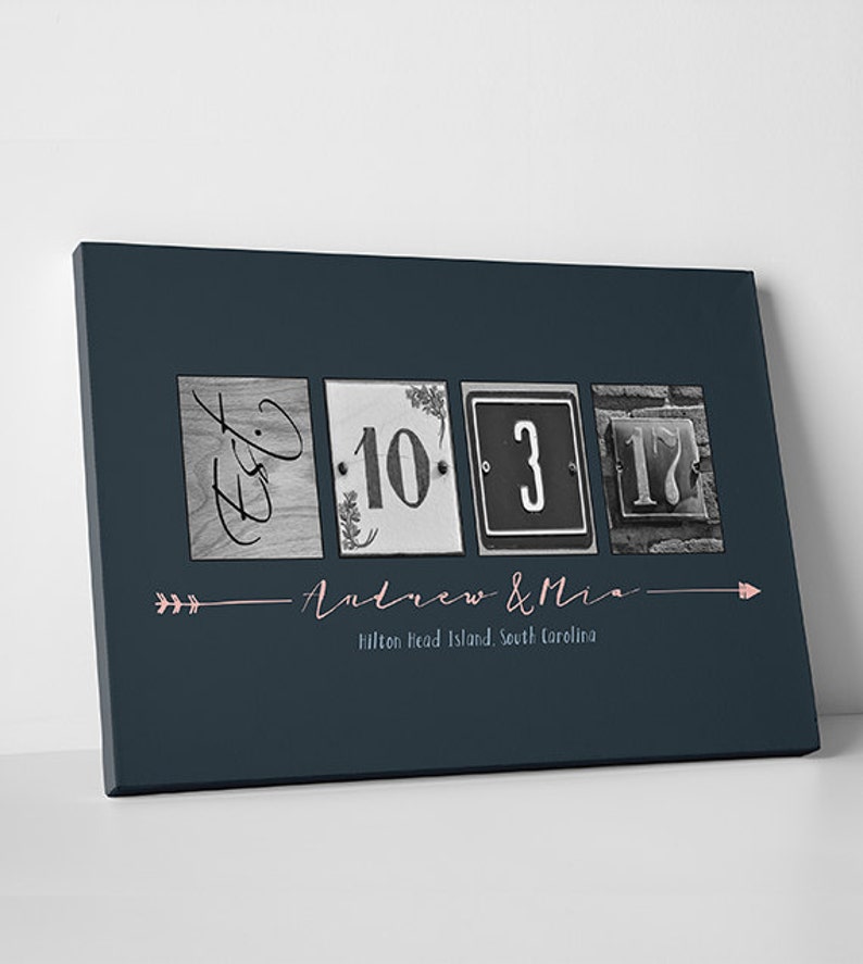 Modern Guest Book Rustic Wedding Guest Book Alternative Custom Etsy